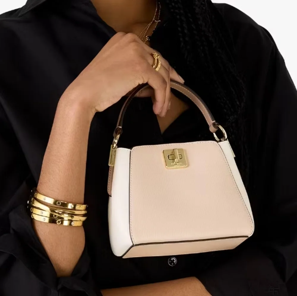 CLEARANCE! Kate Spade Phoebe Mini Top Cross: Toasted Hazelnut, 5.8×3×5, NWT - Picture 2 of 5